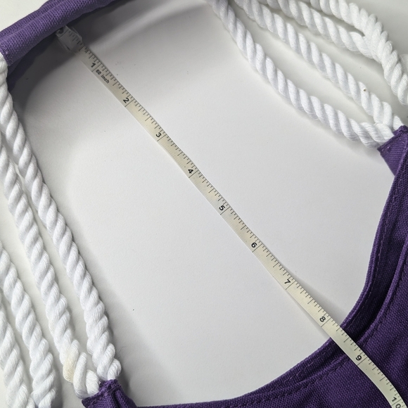 Escada purple beach tote - Picture 8 of 8